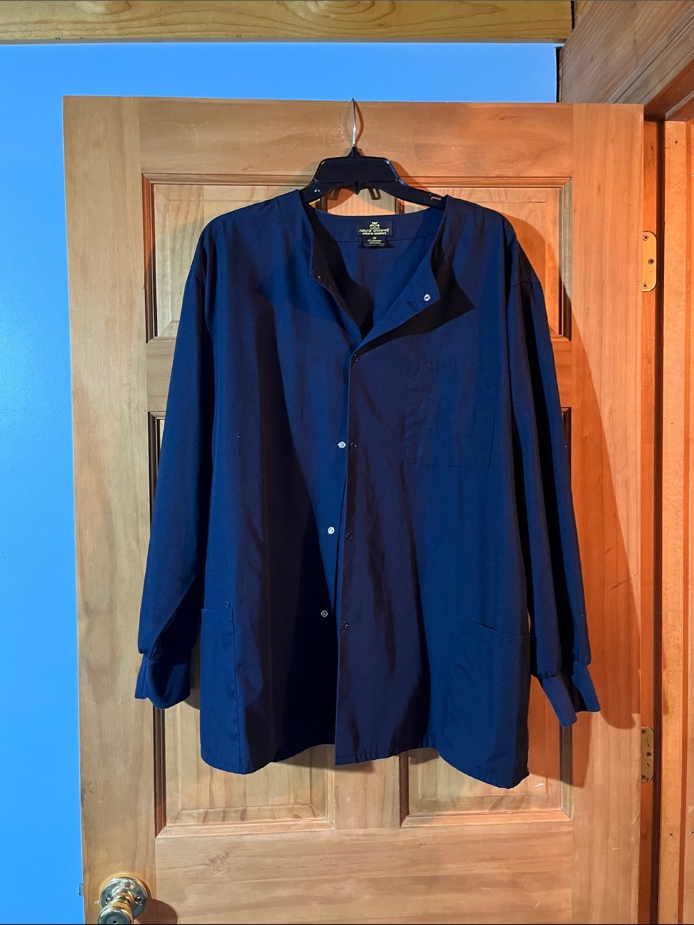 Natural Uniforms Navy Utility Jacket for Women - Lightweight Button Front